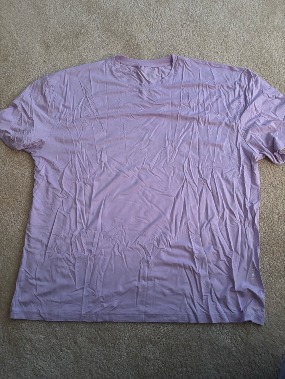 Light Lavender Short-Sleeve Crew Neck Tee